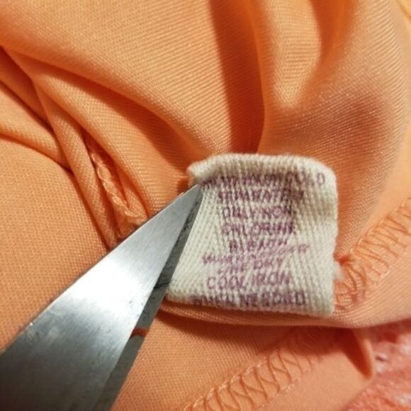 Altar'd State S Orange crochet Mini dress Cottagecore Bohemian peasant - Picture 11 of 12